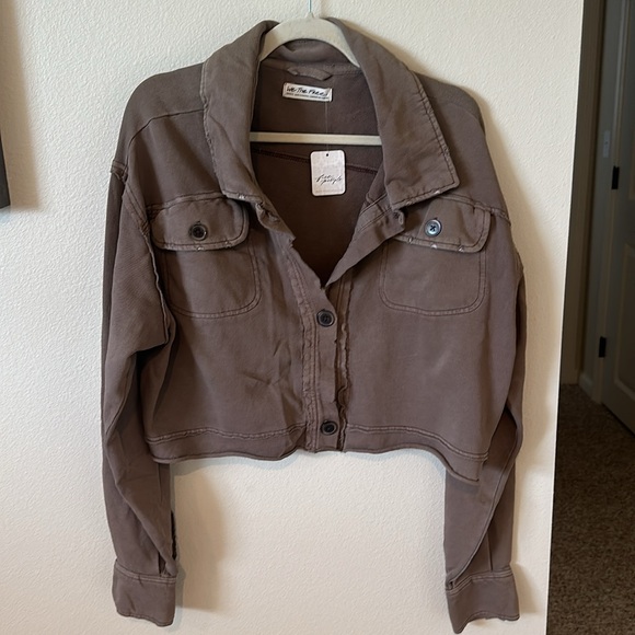 We the Free Saturday Shirt Jacket, small, NWT - Picture 4 of 5